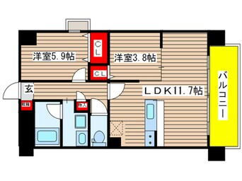 間取図 グランレコルト