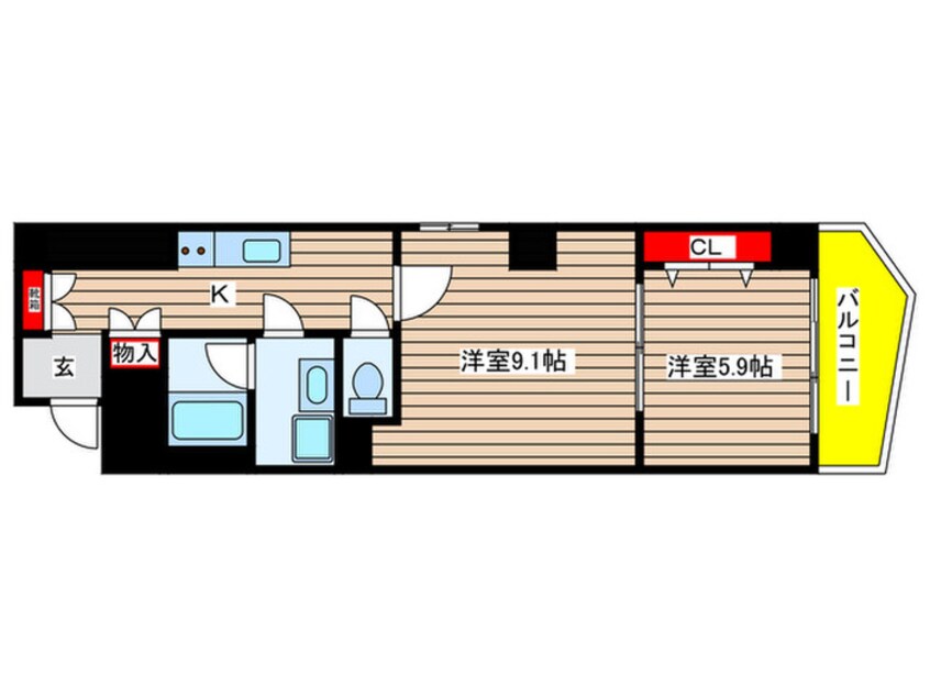 間取図 ヴァンキッシュ