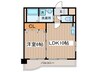 Loire Izumi 1LDKの間取り