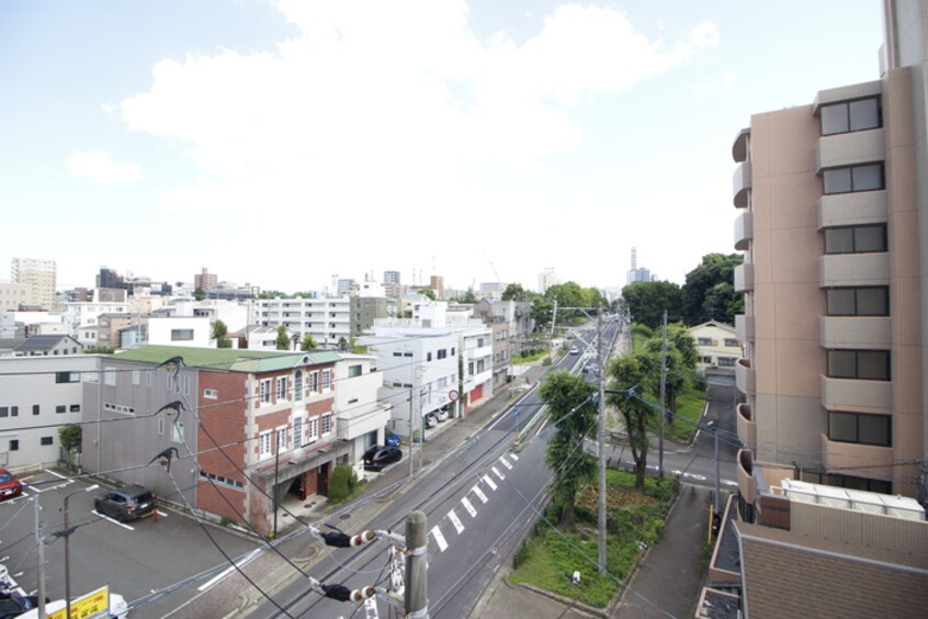 室内からの展望 サンピアオカヤス