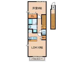 間取図 エリタ－ジュⅡ