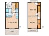 ＤＵＰＬＥＸ　イトーⅡ　Ｂ 2LDKの間取り