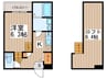 ボヌール桜本町 1Kの間取り