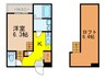 ボヌール桜本町 1Kの間取り