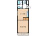 KATOHマンション 1DKの間取り