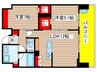 メルカーサ泉 2LDKの間取り
