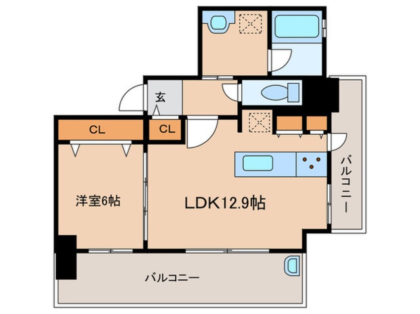 間取図 メルカーサ泉