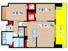 メルカーサ泉 2LDKの間取り