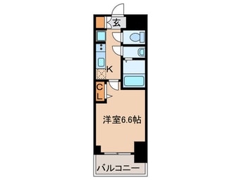 間取図 ﾌｧｽﾃｰﾄ名古屋駅前ﾄﾞﾘｰﾑ（603）