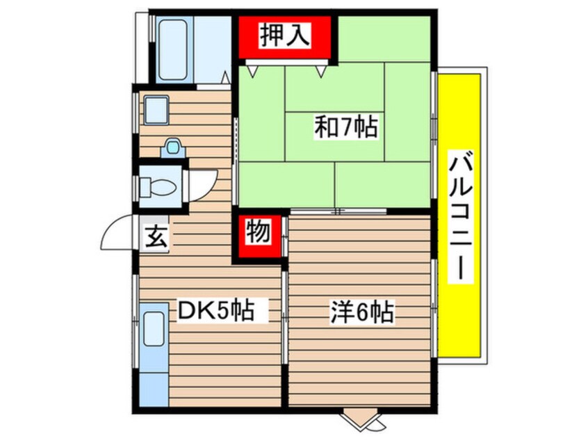 間取図 ﾄﾞﾐｰﾙ保呂