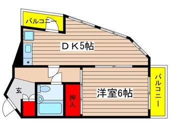 間取図 ブルーシャンピア芝川