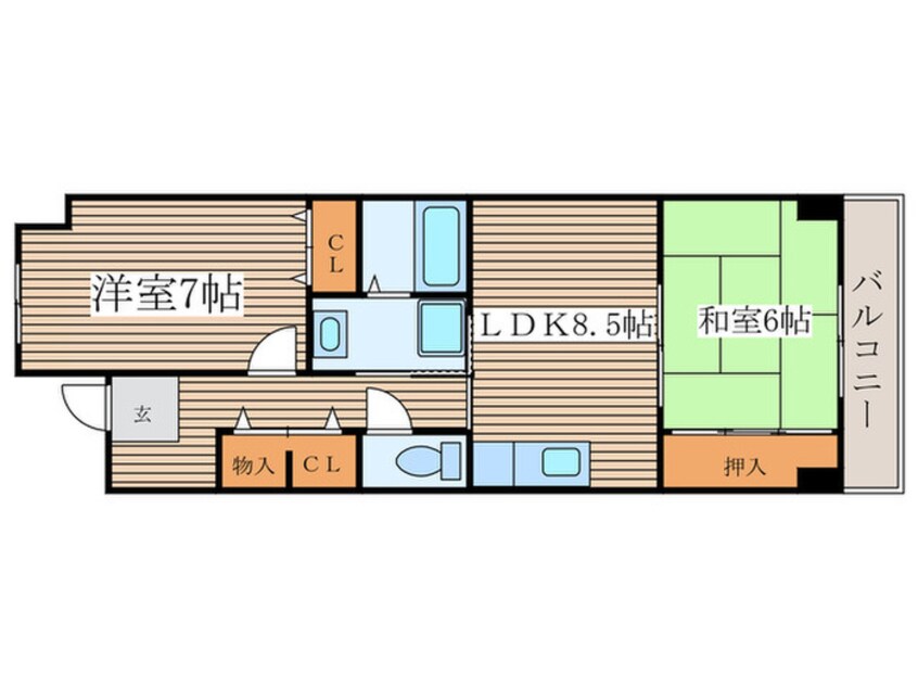 間取図 Ｓｕｅｒｔｅ菊住