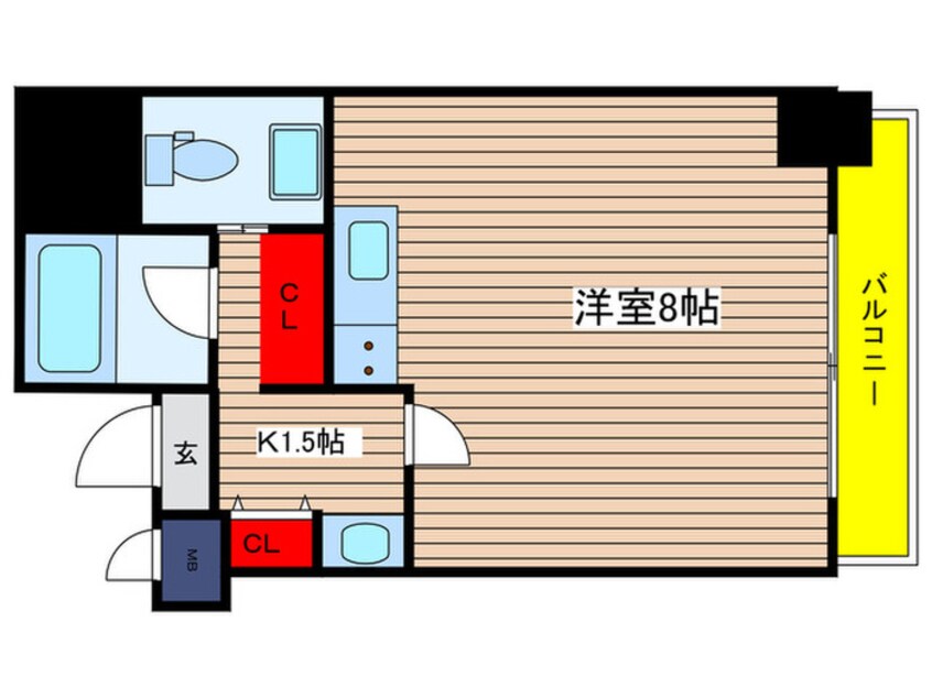 間取図 ル・ブルー鶴舞