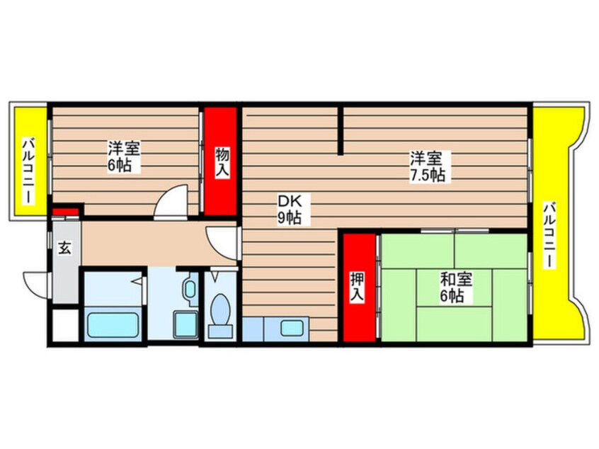 間取図 ピュア五反田