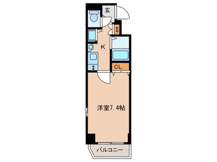 間取図 ﾌﾟﾚｻﾝｽ桜通り葵(604)