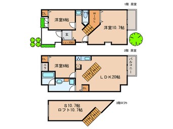 間取図 アルバーニ徳川