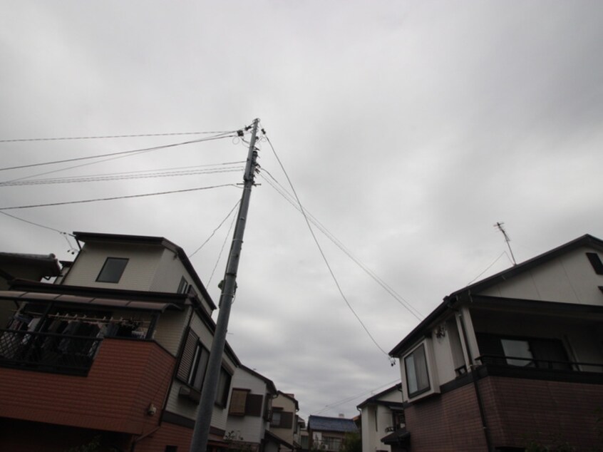 室内からの展望 ﾊｰﾓﾆｰﾃﾗｽ長田町