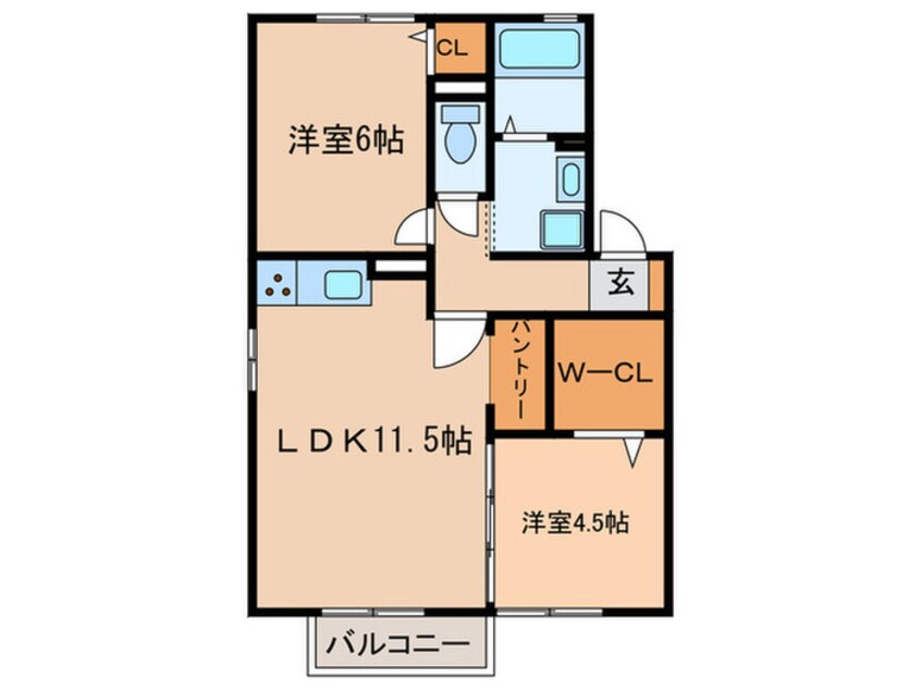 間取図 フォレストコートⅡ