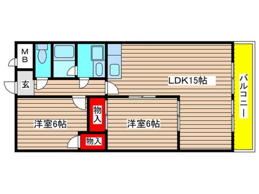 間取図 アーバニア福池