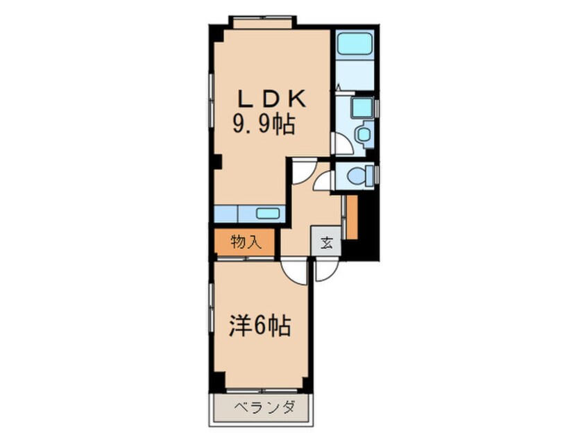 間取図 ミレニアム　ビク