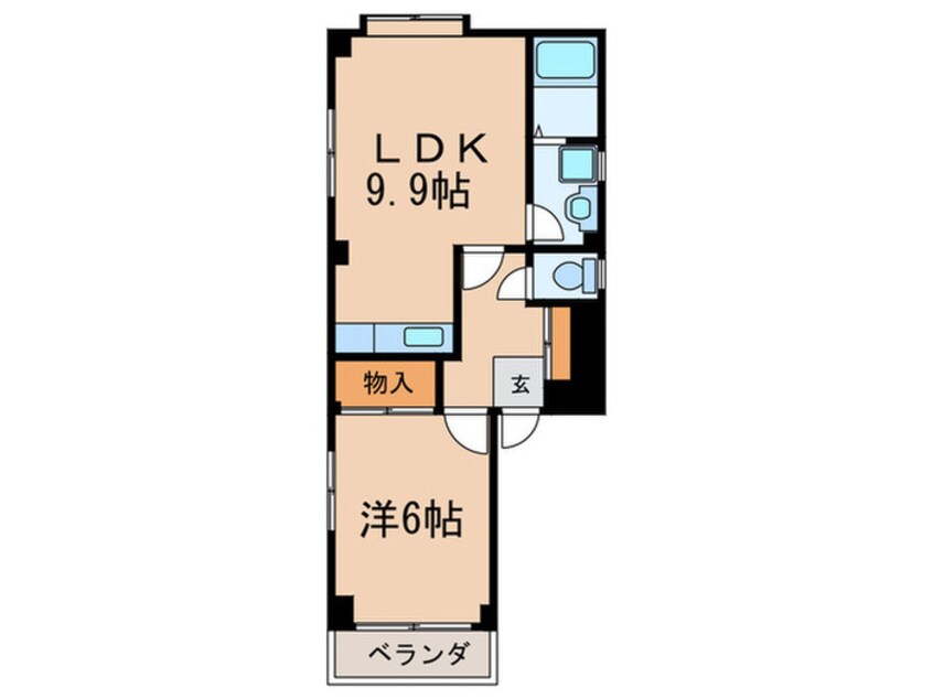 間取図 ミレニアム　ビク