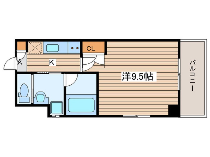 間取図 アールズタワー瑞穂運動場西駅前