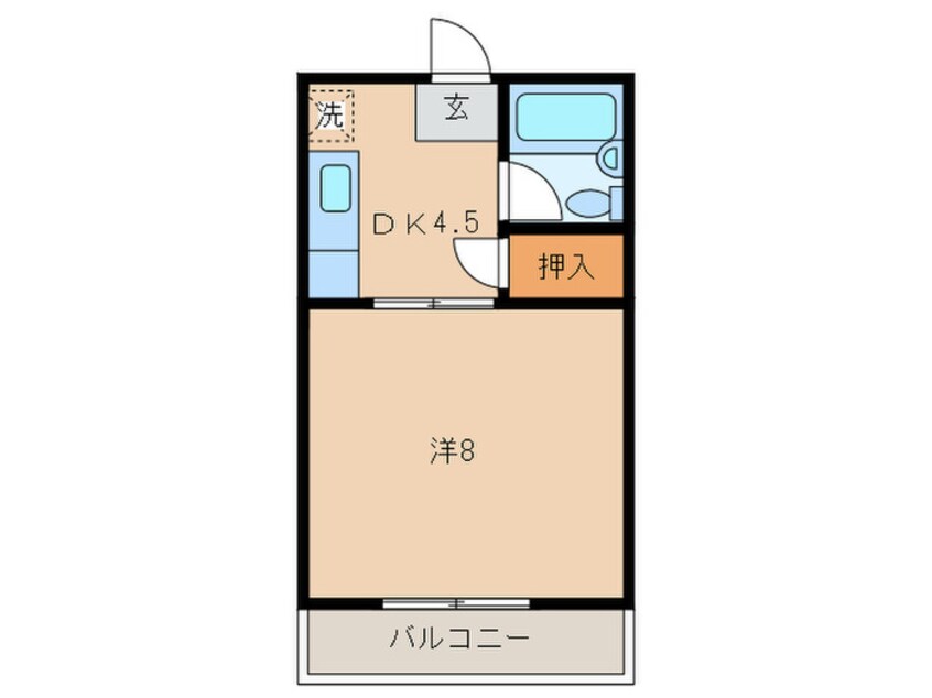 間取図 エミナース河原