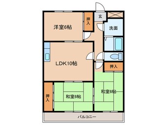 間取図 緑ヶ丘角新ビル