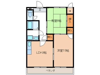 間取図 コンフォート２１