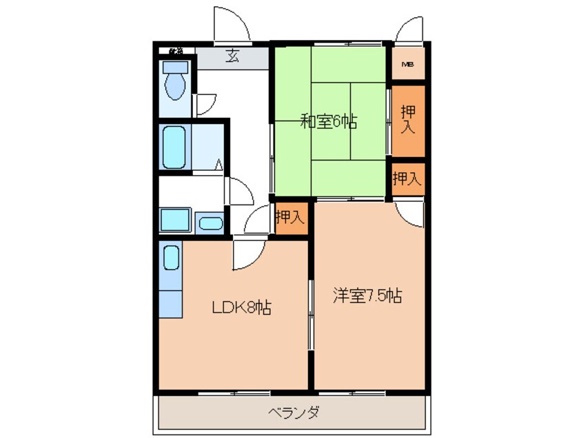 間取図 コンフォート２１