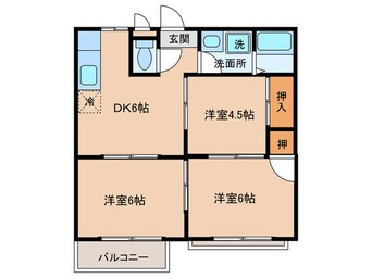 間取図 エルディム鈴木