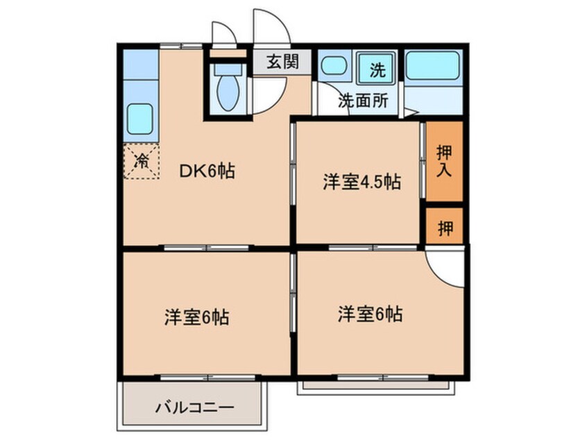 間取図 エルディム鈴木