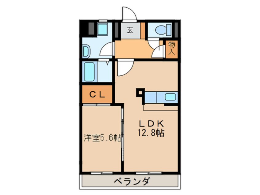 間取図 サンフラワ－諏訪