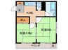 安田屋ビル 2Kの間取り