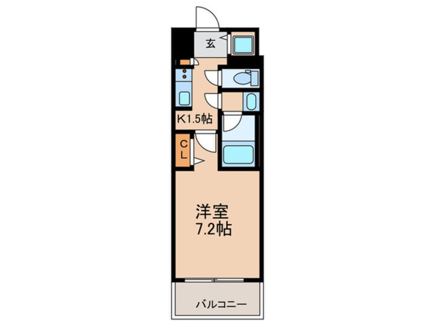 間取図 S-RESIDENCE丸の内駅前North