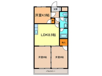 間取図 錦ハイツ