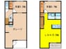 ルピナス 2LDKの間取り