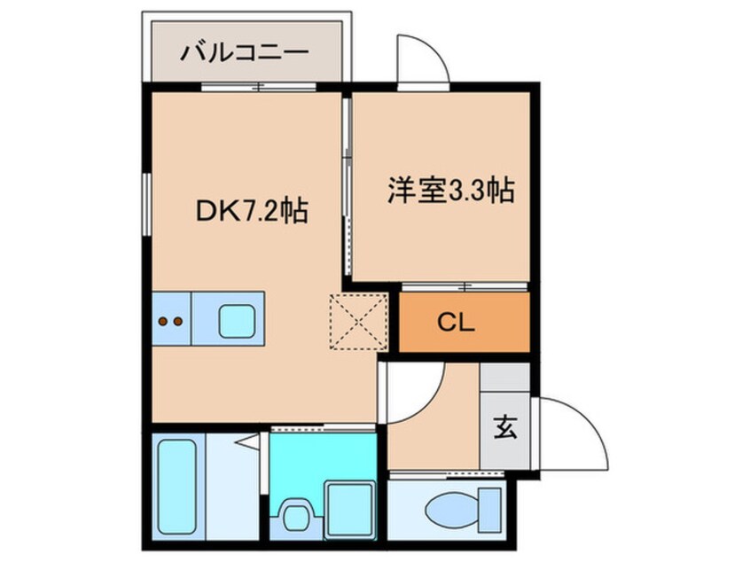 間取図 ジュネス上石川町