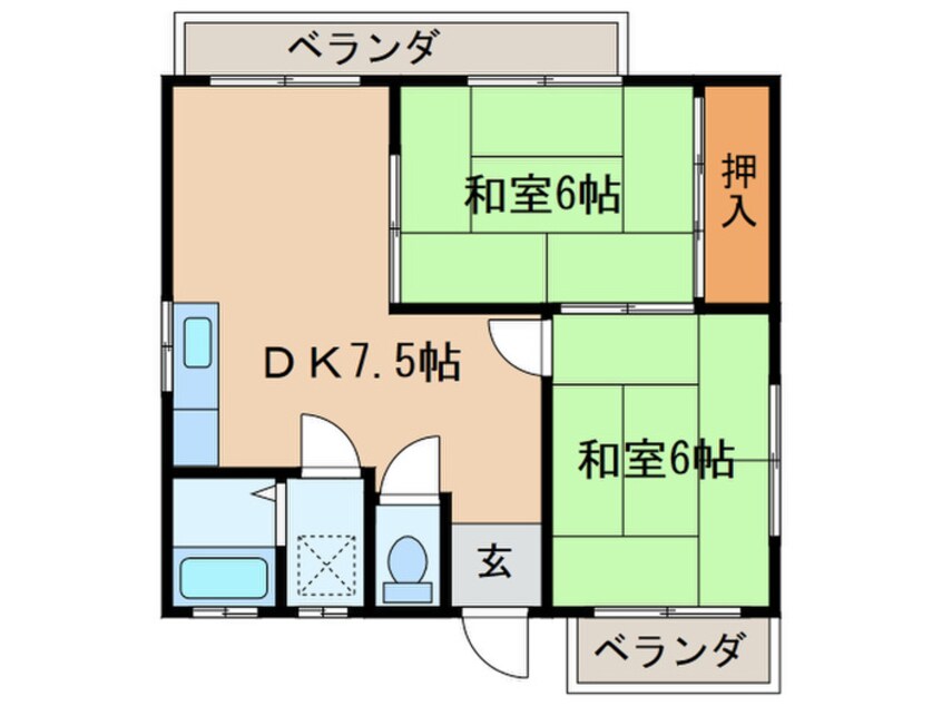 間取図 メゾン金屋