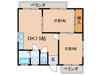 間取図 メゾン金屋