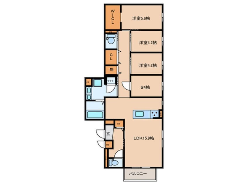 間取図 Sun Pulus1