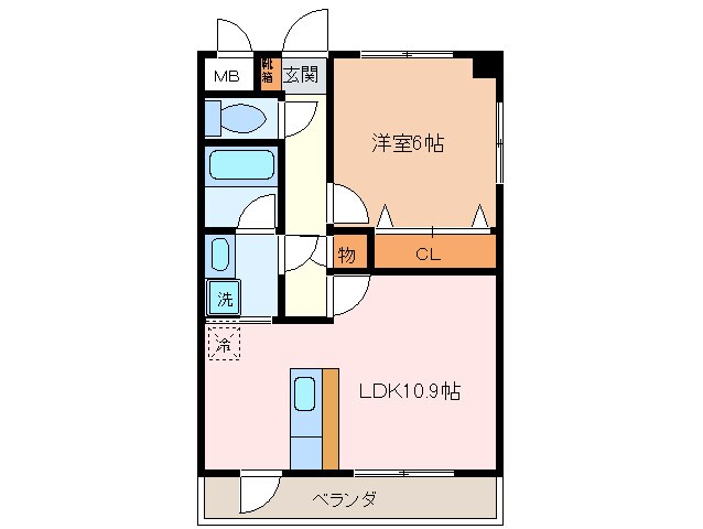 間取り図 レ－ジュ高道