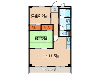間取図 ルミエ－ル松河戸