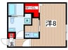 Branche御器所 1Rの間取り