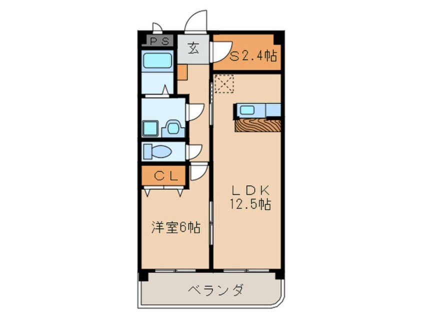 間取図 メゾンドマ－ブル