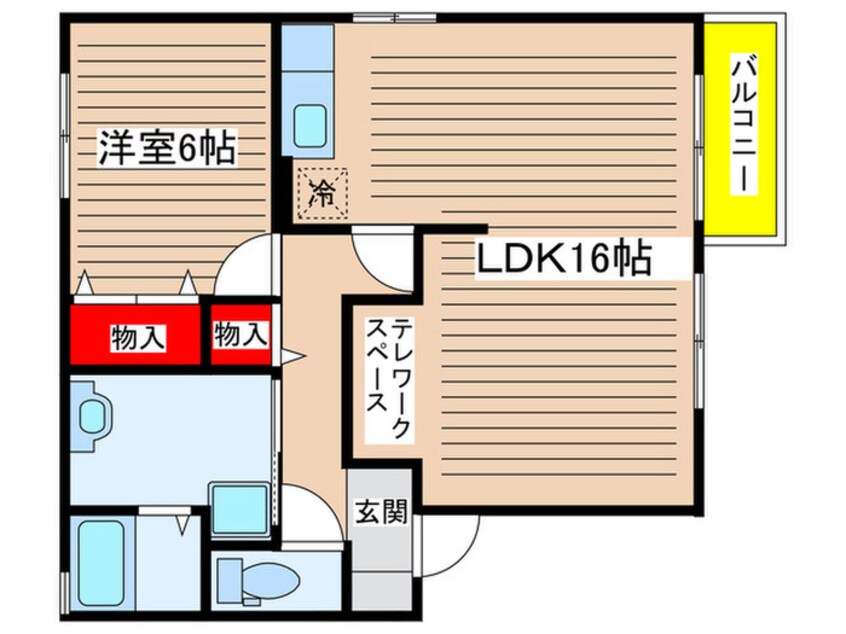 間取図 クレアーレまえだ