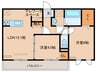 フローラルコート 2LDKの間取り
