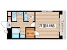 プランド－ル桜台 1Kの間取り