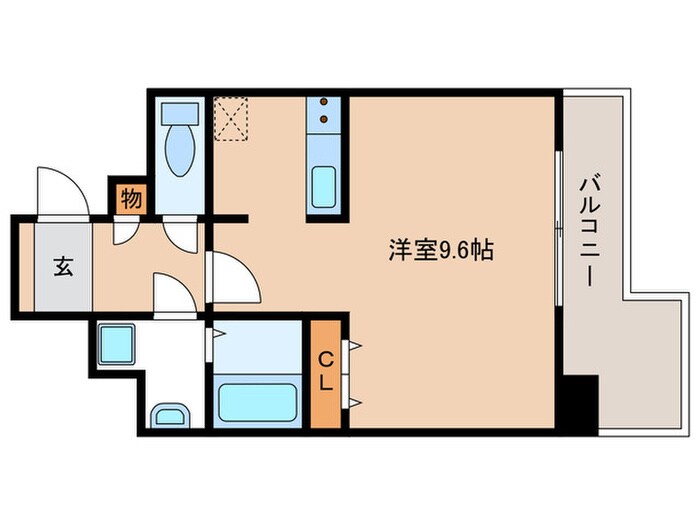間取り図 プレサンス丸の内雅風（1303）