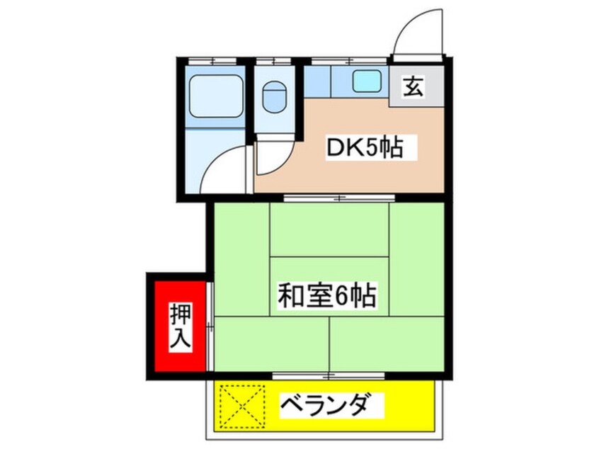 間取図 半ノ木荘